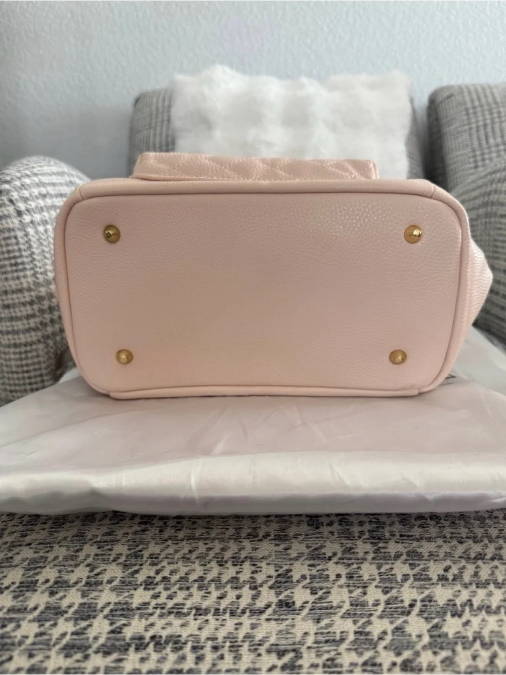 Luli Bebe Petit Monaco Diaper Bag- Pastel Pink